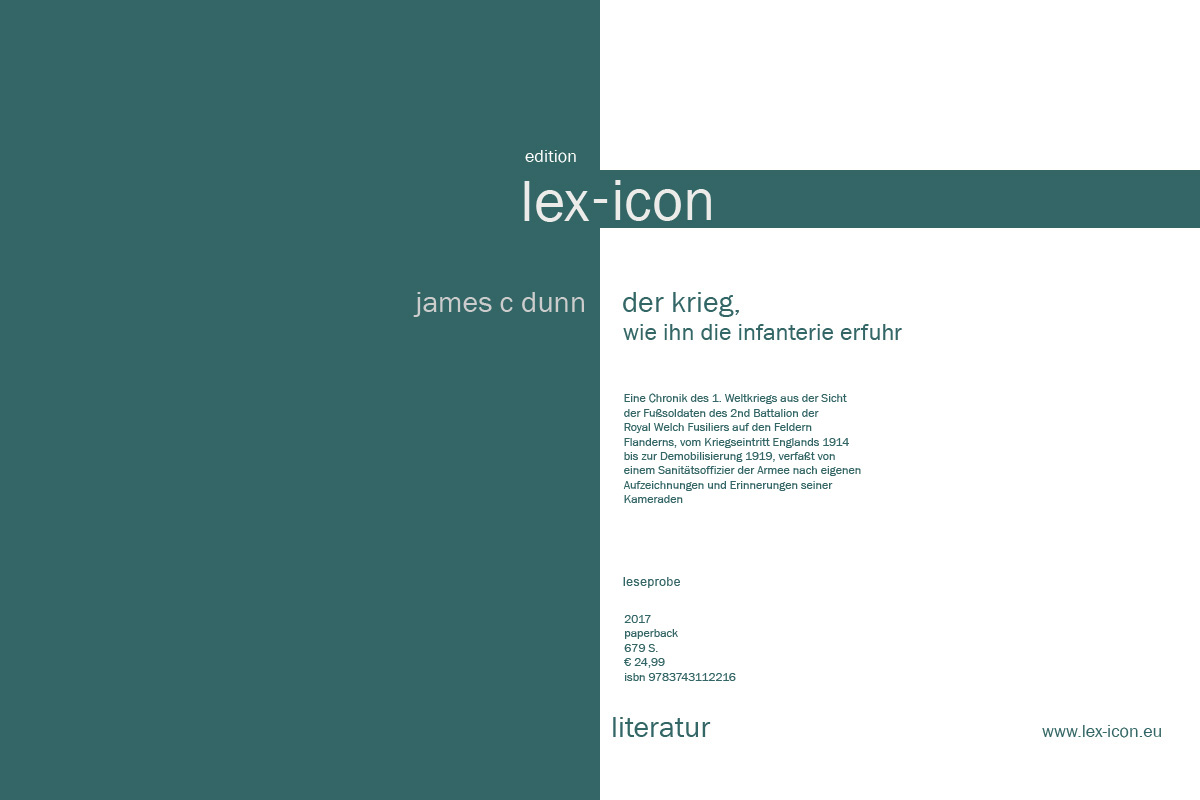 lex-icon edition james dunn der krieg wie ihn die infanterie erfuhr